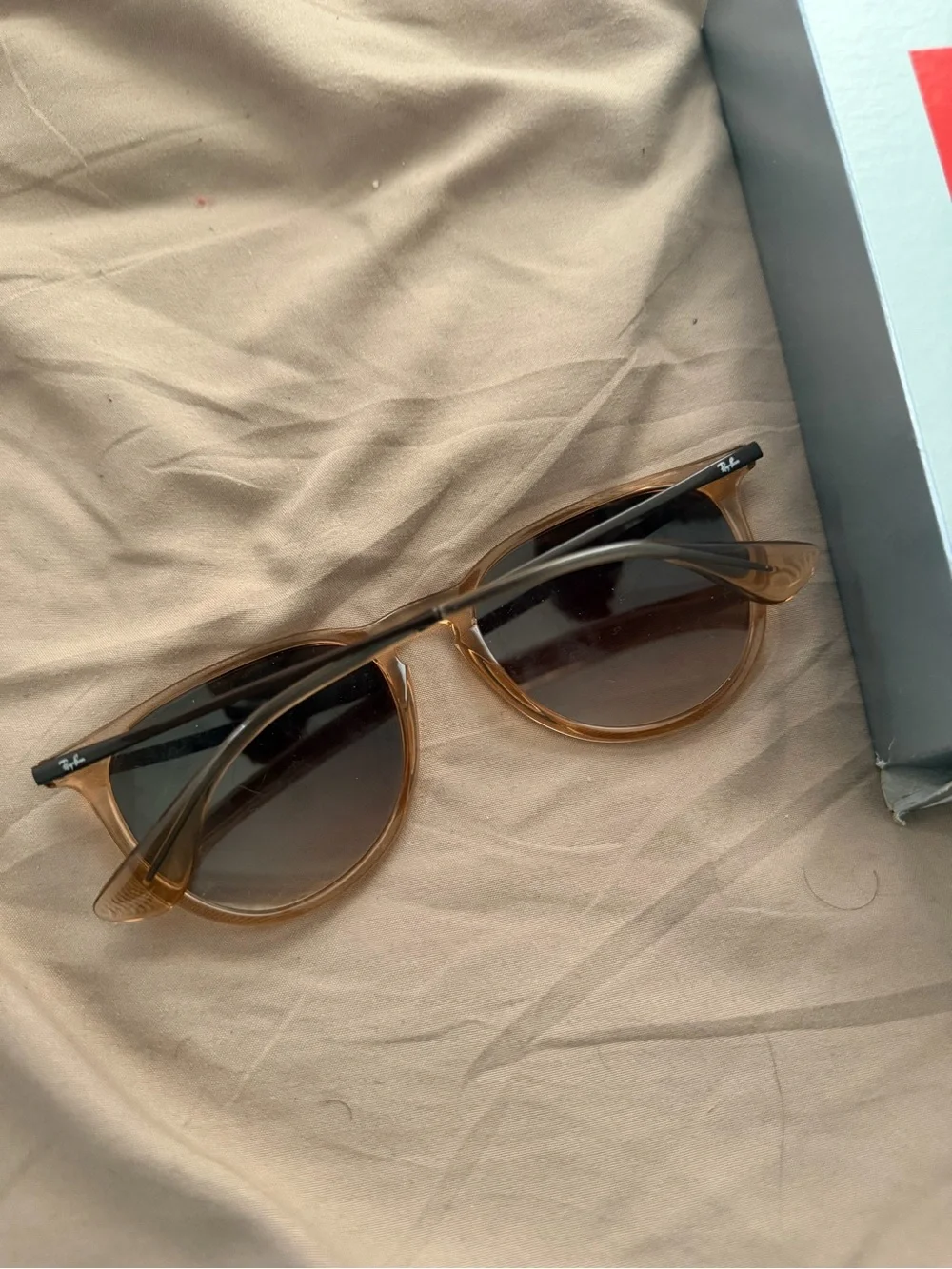 Ray-Ban Brown Tortoise Round Sunglasses